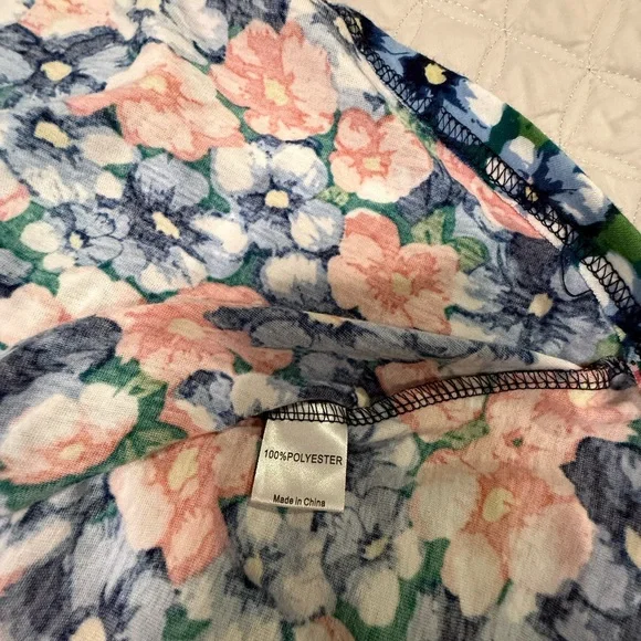 MS Basic Floral Print Top - Size XL - Picture 11 of 12